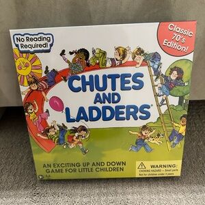 Chutes and Ladders Classic 70's Edition Board Game